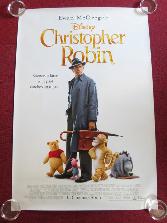 CHRISTOPHER ROBIN - B US ONE SHEET ROLLED POSTER EWAN MCGREGOR H. ATWELL 2018