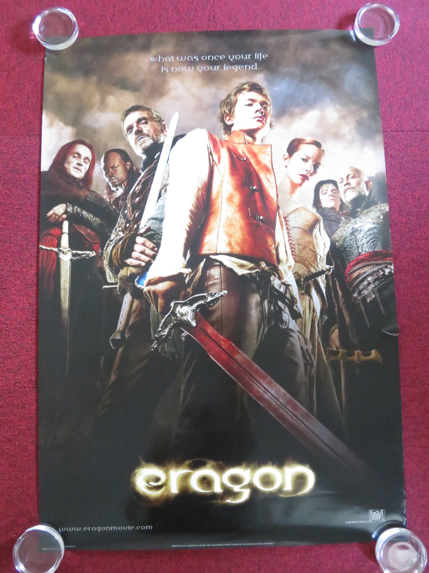 ERAGON - E US ONE SHEET ROLLED POSTER ED SPELEERS JEREMY IRONS 2006