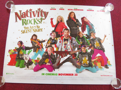 NATIVITY ROCKS! THIS AIN'T NO SILENT NIGHT UK QUAD ROLLED POSTER S.LIPKIN 2018