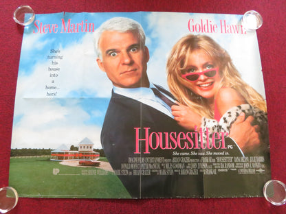 HOUSESITTER UK QUAD ROLLED POSTER STEVE MARTIN GOLDIE HAWN 1992