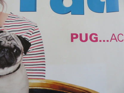 PATRICK THE PUG UK QUAD ROLLED POSTER SAM FLETCHER BEATTIE EDMONDSON 2018