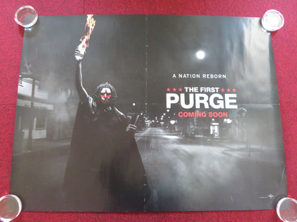 THE FIRST PURGE UK QUAD ROLLED POSTER Y'LAN NOEL LEX SCOTT DAVIS 2018