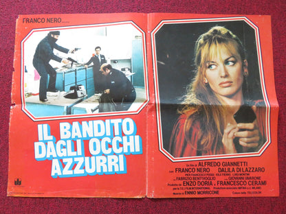 THE BLUE EYED BANDIT - D ITALIAN FOTOBUSTER POSTER FOLDED FRANCO NERO 1980