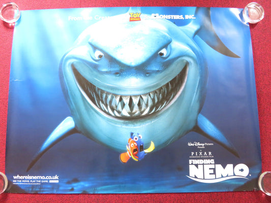 FINDING NEMO  - B UK QUAD ROLLED POSTER  DISNEY WILLEM DAFOE E. DEGENERES 2003