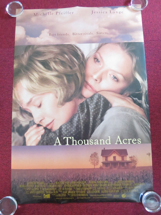 A THOUSAND ACRES US ONE SHEET ROLLED POSTER MICHELLE PFEIFFER JESSICA LANGE 1997