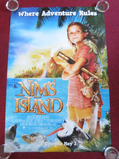 NIM'S ISLAND - B US ONE SHEET ROLLED POSTER JODIE FOSTER GERARD BUTLER 2008