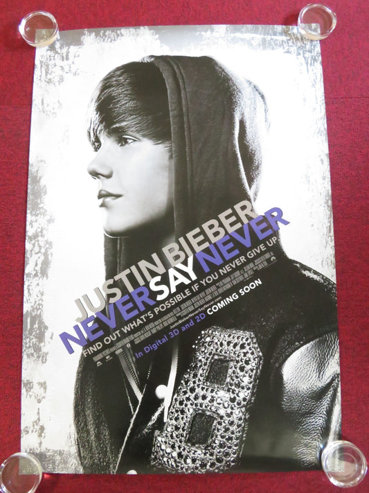 JUSTIN BIEBER: NEVER SAY NEVER - B US ONE SHEET ROLLED POSTER 2011