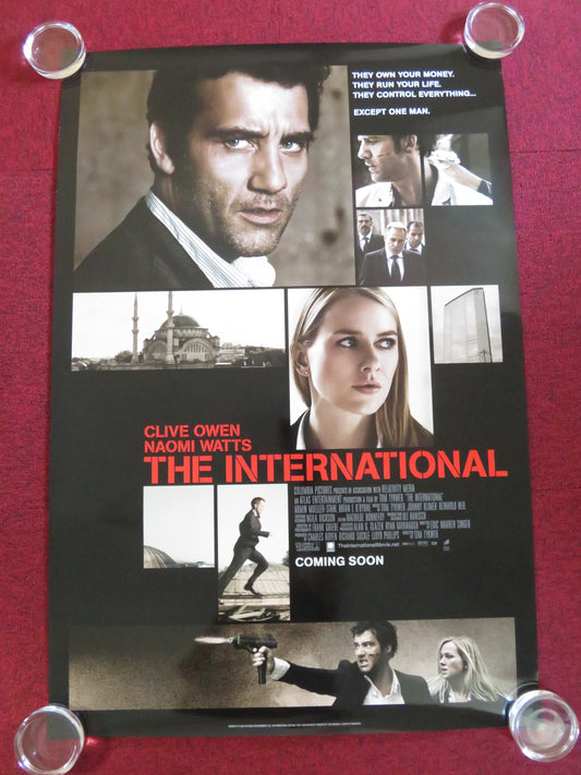 THE INTERNATIONAL US ONE SHEET ROLLED POSTER CLIVE OWEN NAOMI WATTS 2009