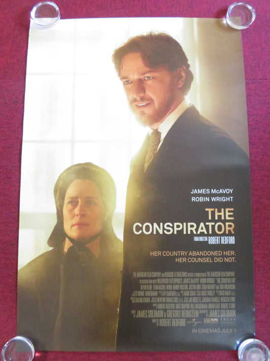 THE CONSPIRATOR US ONE SHEET ROLLED POSTER JAMES MCAVOY ROBIN WRIGHT 2010