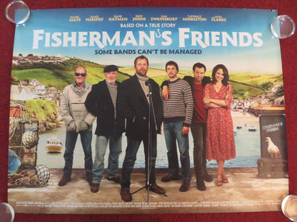 FISHERMAN'S FRIENDS UK QUAD ROLLED POSTER JAMES PUREFOY SAM SWAINSBURY 2019