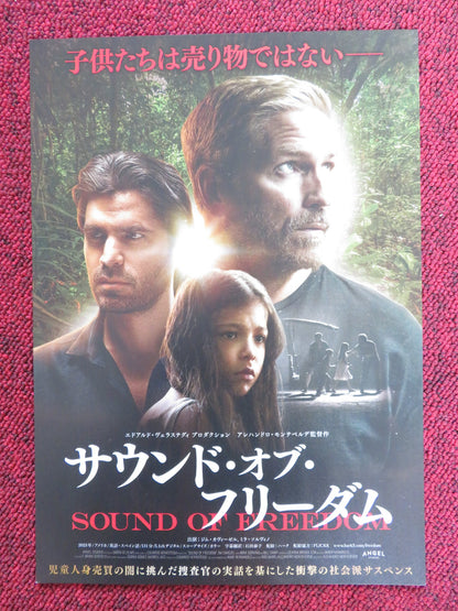 SOUND OF FREEDOM JAPANESE CHIRASHI (B5) POSTER JIM CAVIEZEL BILL CAMP 2023