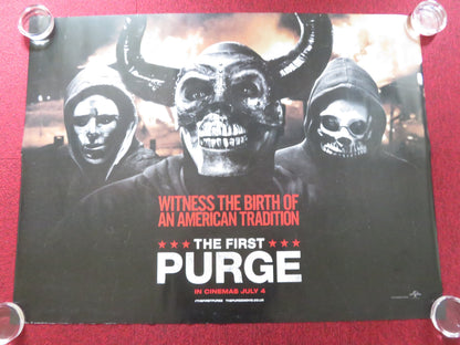 THE FIRST PURGE - B UK QUAD ROLLED POSTER Y'LAN NOEL LEX SCOTT DAVIS 2018