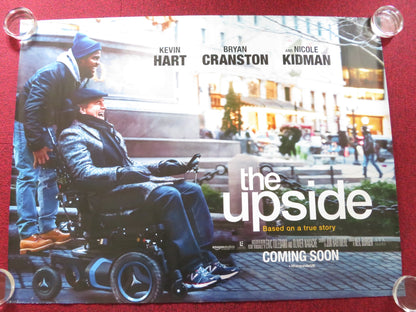 THE UPSIDE UK QUAD ROLLED POSTER KEVIN HART BRYAN CRANSTON 2017