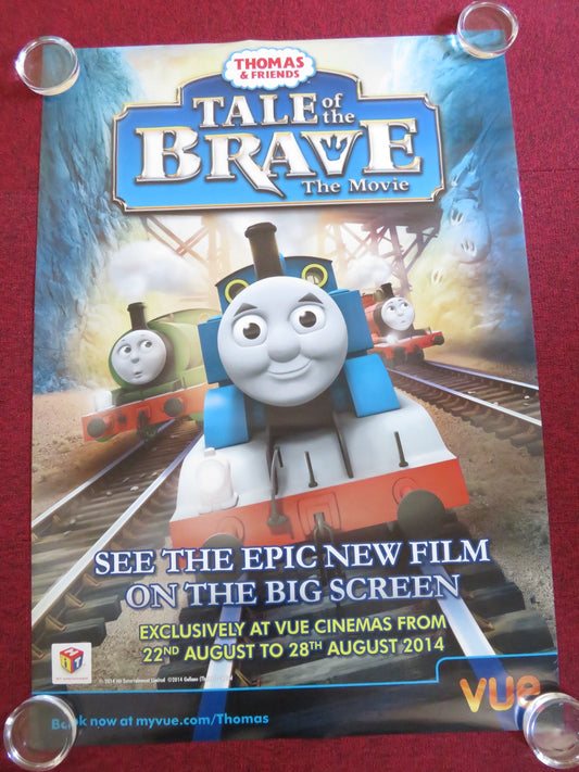 THOMAS & FRIENDS: TALE OF THE BRAVE US ONE SHEET ROLLED POSTER M. MORAGHAN 2014