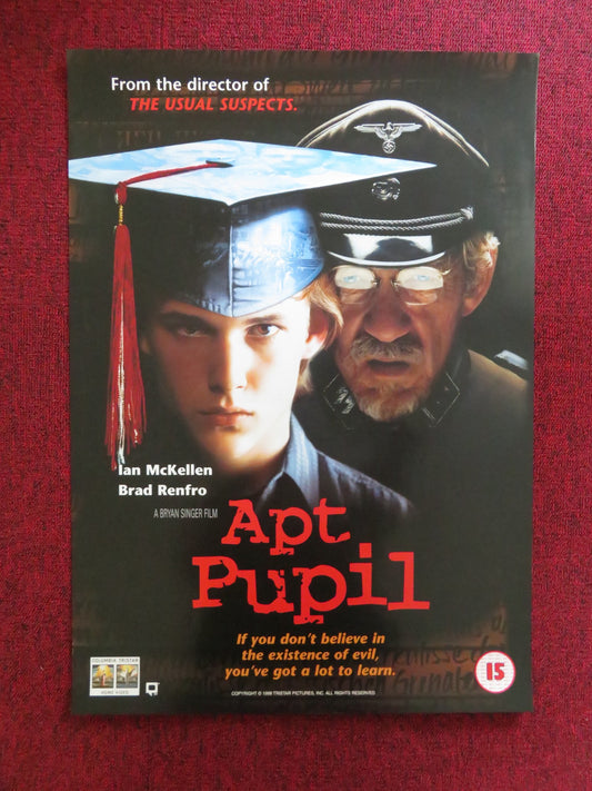 APT PUPIL VHS VIDEO POSTER IAN MCKELLEN BRAD RENFRO 1998