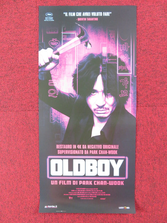 OLDBOY 4K ITALIAN LOCANDINA POSTER CHOI MIN-SIK YOO JI-TAE 2003