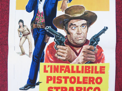 L'INFALLIBILE PISTOLERO STRABICO ITALIAN LOCANDINA POSTER JAMES GARNER 1971