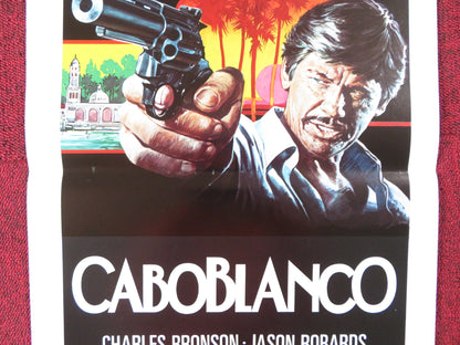 CABO BLANCO ITALIAN LOCANDINA POSTER CHARLES BRONSON JASON ROBARDS 1980