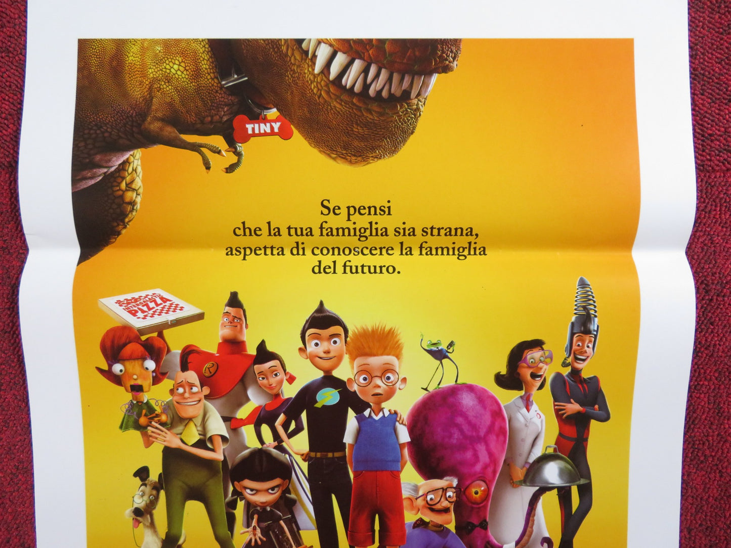 MEET THE ROBINSONS ITALIAN LOCANDINA POSTER ANGELA BASSETT DANIEL HANSEN 2007