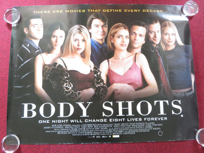 BODY SHOTS UK QUAD ROLLED POSTER SEAN PATRICK FLANERY AMANDA PEET 1999