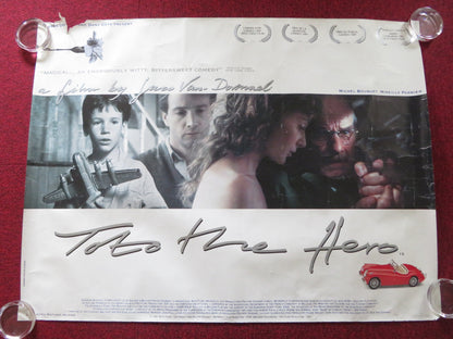 TOTO THE HERO UK QUAD ROLLED POSTER MICHEL BOUQUET JO DE BACKER 1991