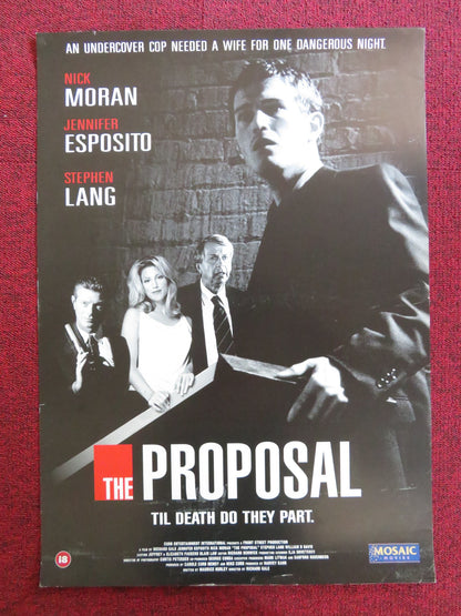 THE PROPOSAL VHS VIDEO POSTER NICK MORAN JENNIFER ESPOSITO 2001