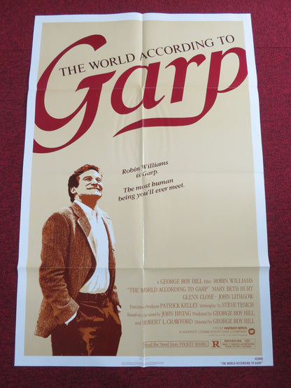 THE WORLD ACCORDING TO GARP-B FOLDED US ONE SHEET POSTER ROBIN WILLIAMS 1982