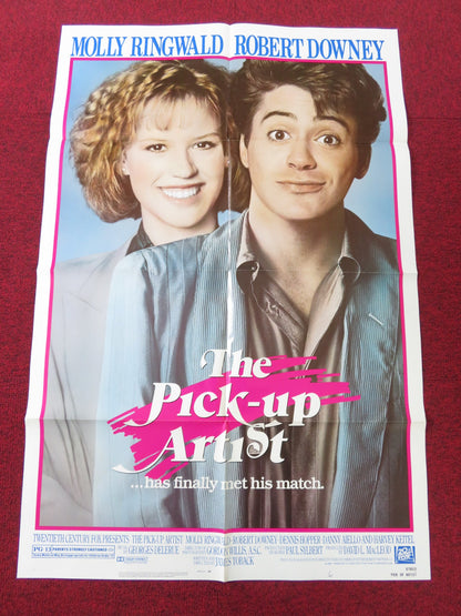 THE PICK-UP ARTIST FOLDED US ONE SHEET POSTER MOLLY RINGWALD R. DOWNEY JR. 1987