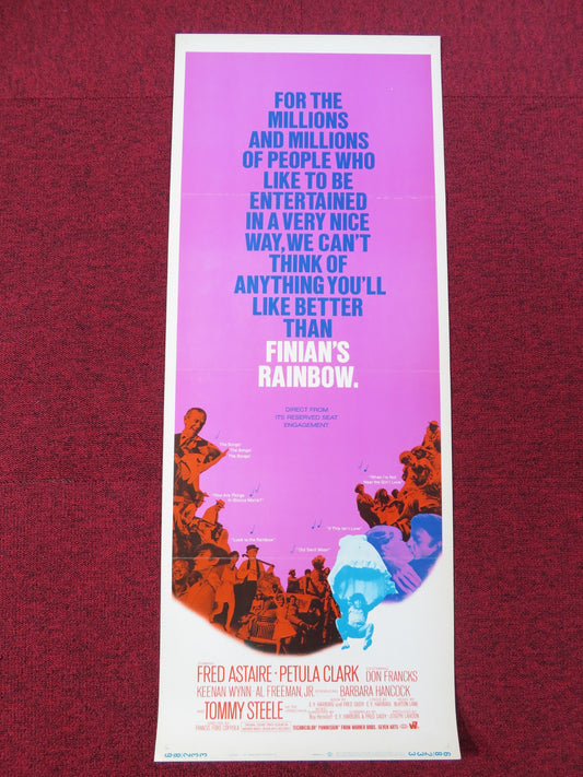 FINIAN'S RAINBOW US INSERT POSTER FRED ASTAIRE PETULA CLARK 1968