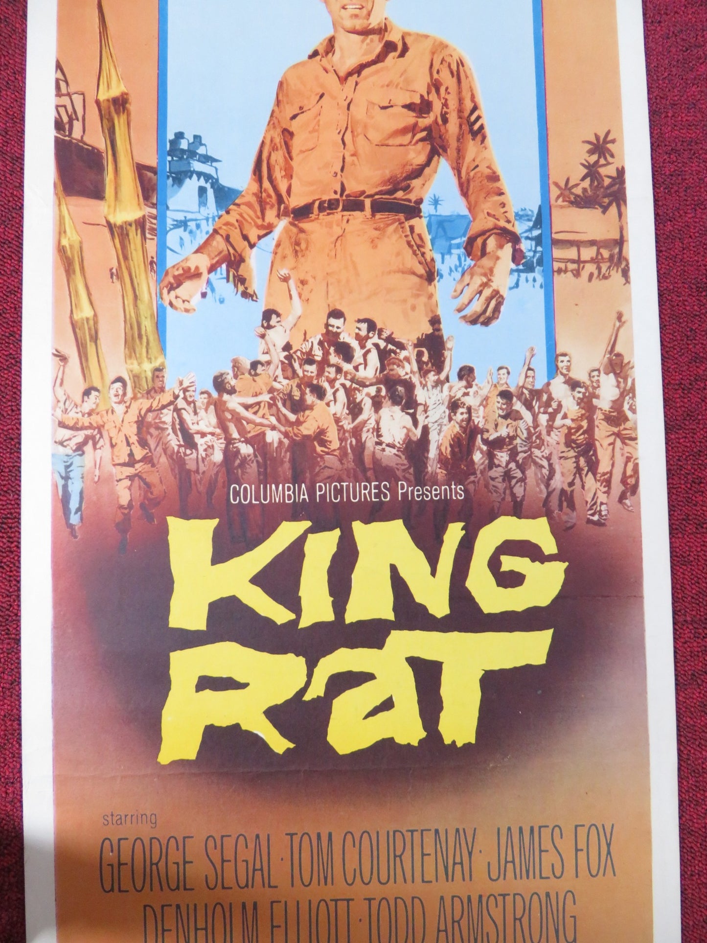 KING RAT US INSERT POSTER GEORGE SEGAL TOM COURTENAY 1965