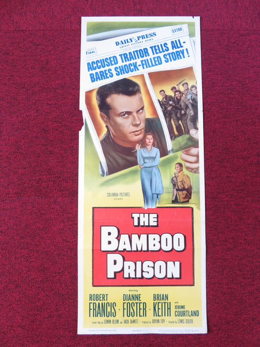 THE BAMBOO PRISON US INSERT POSTER ROBERT FRANCIS DIANNE FOSTER 1954