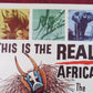 AFRICA ADVENTURE US INSERT POSTER ROBERT RUARK 1954