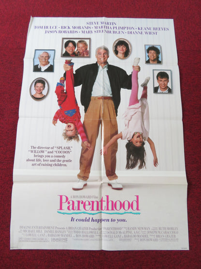 PARENTHOOD FOLDED US ONE SHEET POSTER STEVE MARTIN RICK MORANIS 1989