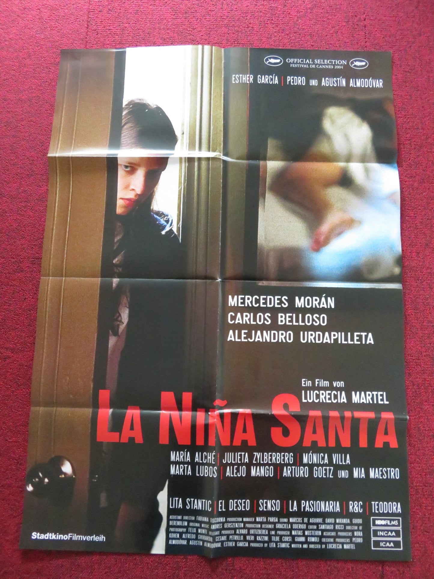 LA NINA SANTA GERMAN A1 POSTER FOLDED MARIA ALCHE JULIETA ZYLBERBERG 2004