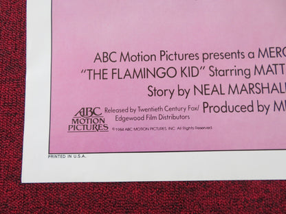 FLAMINGO KID FOLDED US ONE SHEET POSTER MATT DILLON RICHARD CRENNA 1984