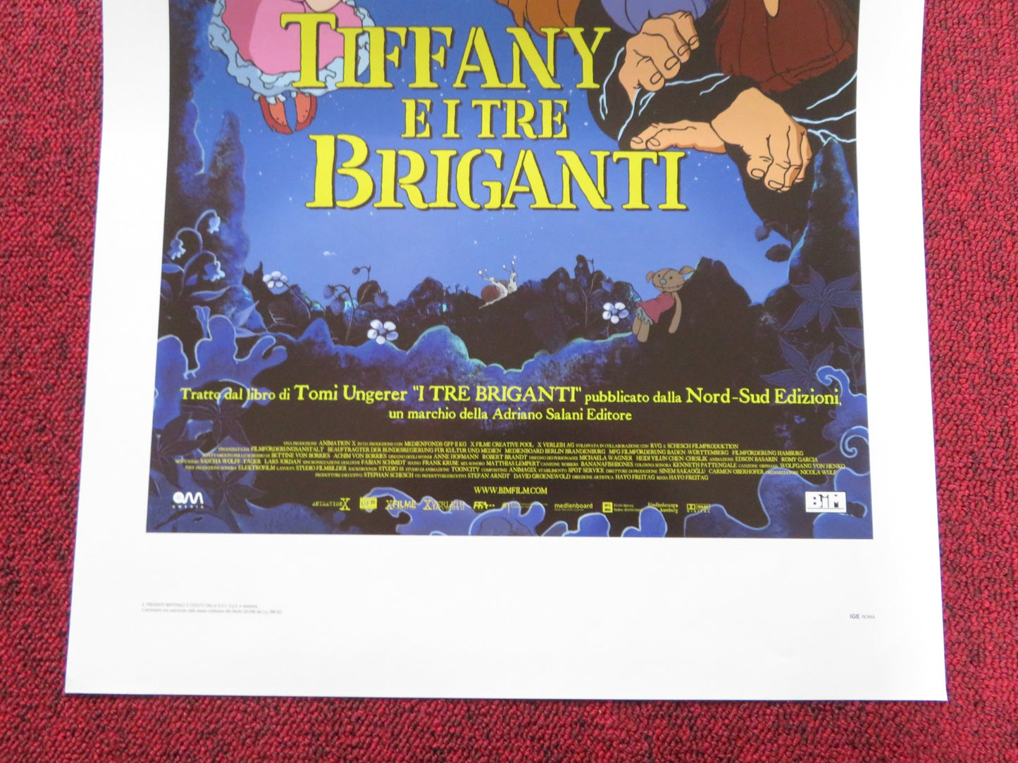 TIFFANY E I TRE BRIGANTI ITALIAN LOCANDINA POSTER JOACHIM KROL BELA B 2008