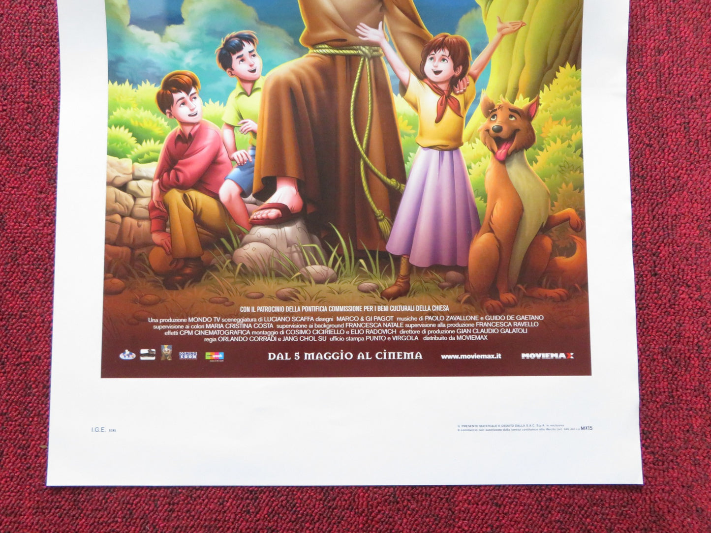 PADRE PIO ITALIAN LOCANDINA POSTER DARREN DUNSTAN MARC THOMPSON 2006