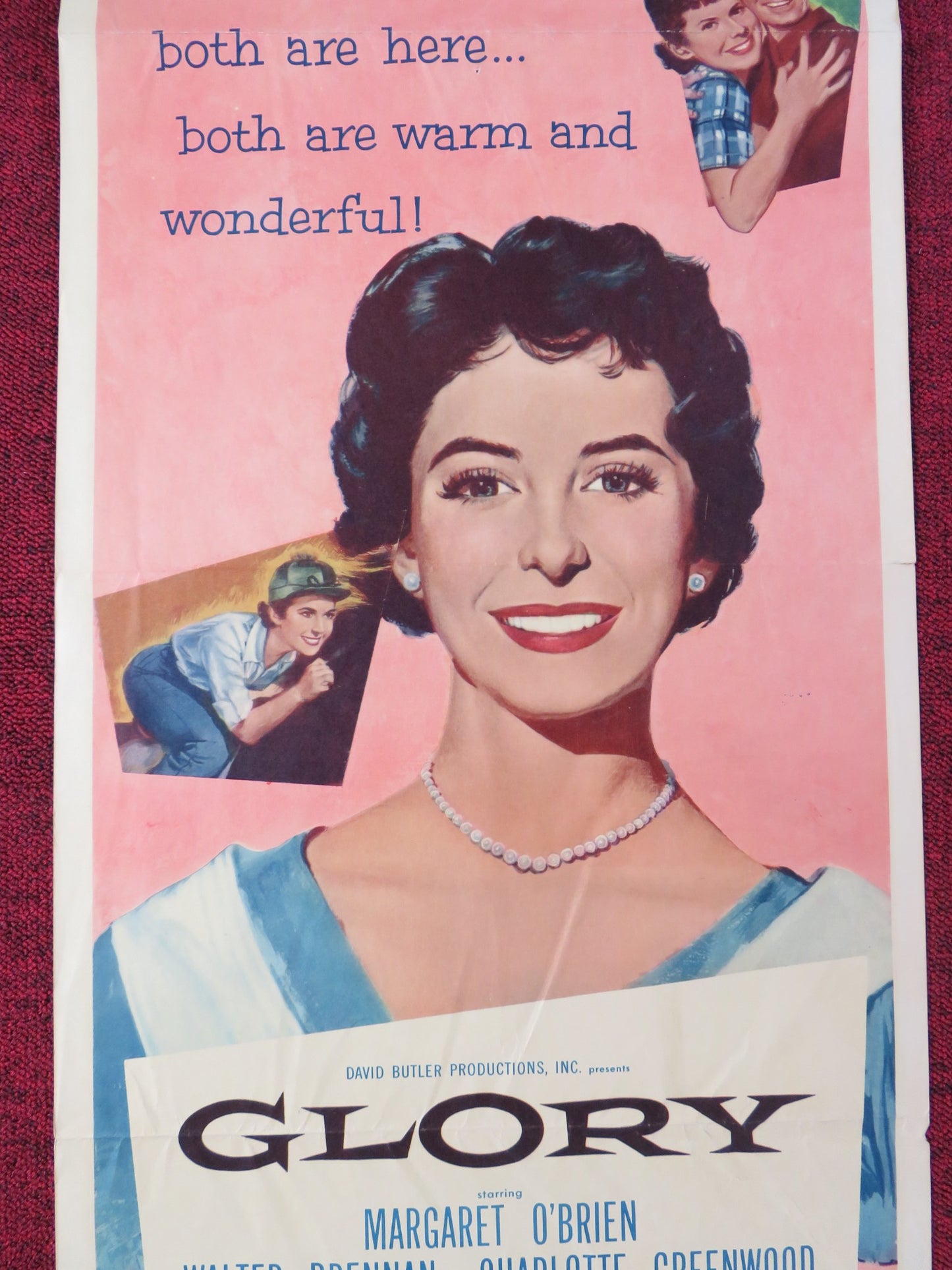 GLORY US INSERT POSTER MARGARET O'BRIEN WALTER BRENNAN 1956