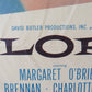 GLORY US INSERT POSTER MARGARET O'BRIEN WALTER BRENNAN 1956