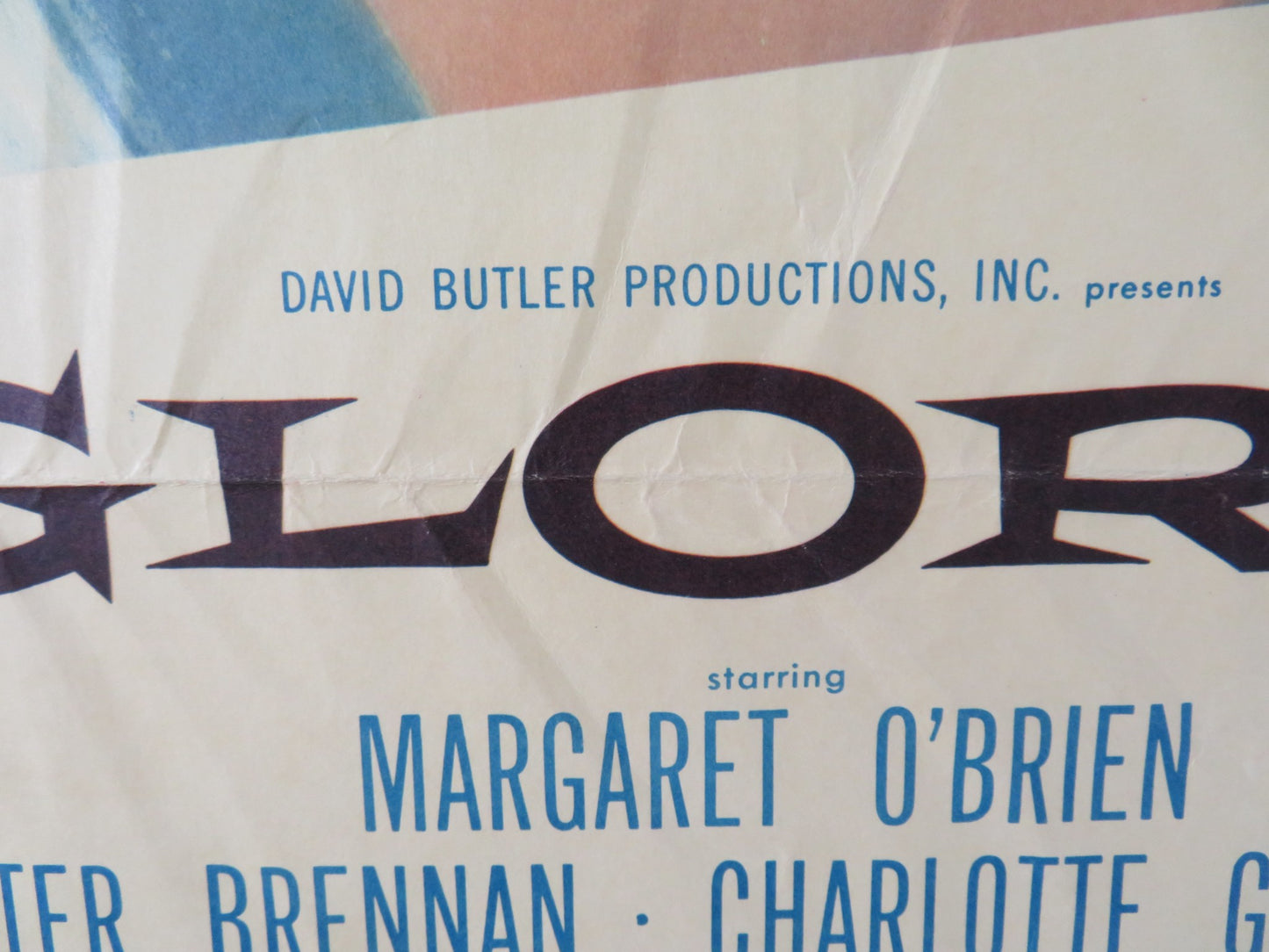 GLORY US INSERT POSTER MARGARET O'BRIEN WALTER BRENNAN 1956