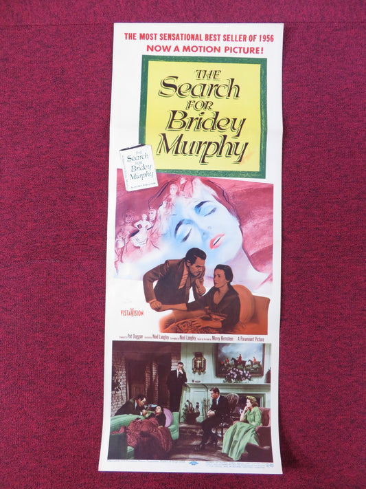 THE SEARCH FOR BRIDEY MURPHY US INSERT POSTER TERESA WRIGHT 1956