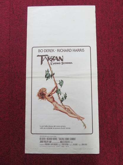 TARZAN THE APE MAN ITALIAN LOCANDINA POSTER BO DEREK RICHARD HARRIS 1981