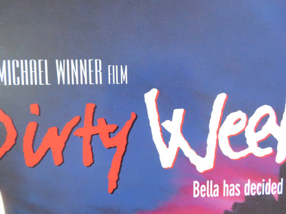 DIRTY WEEKEND VHS VIDEO POSTER MICHAEL WINNER  RUFUS SEWELL 1993