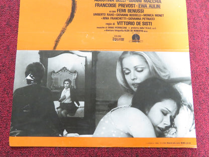 WHEN LOVE IS LUST ITALIAN LOCANDINA POSTER AGOSTINA BELLI  GIANNI MACCHIA 1973