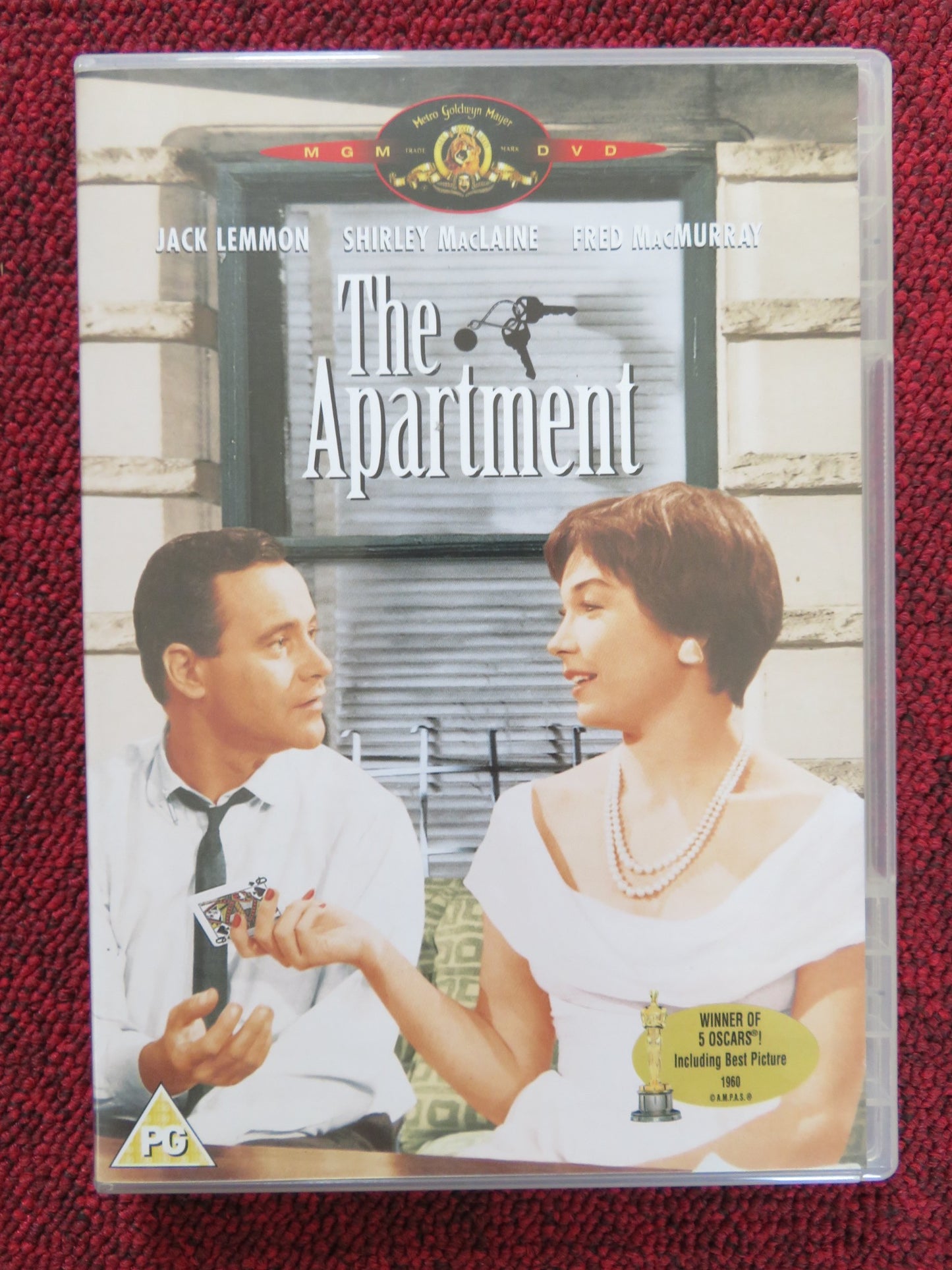 THE APARTMENT (DVD) JACK LEMMON SHIRLEY MACLAINE BILLY WILDER 1960 REGION 2