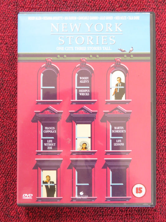 NEW YORK STORIES (DVD) WOODY ALLEN NICK NOLTE COPPOLA SCORSESE 1989 REGION 2