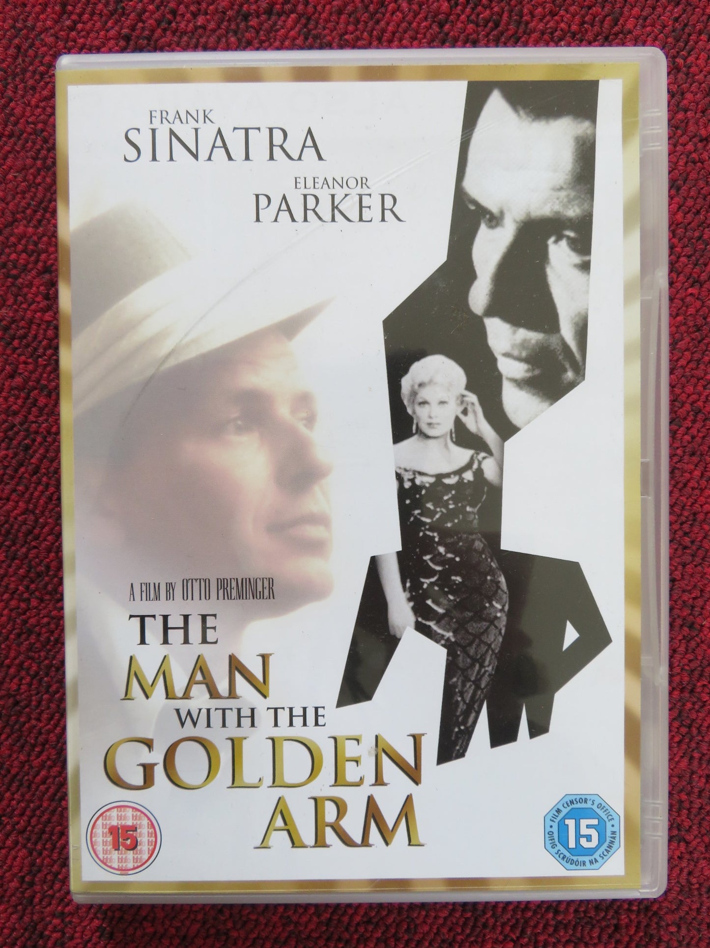 THE MAN WITH THE GOLDEN ARM (DVD) FRANK SINATRA ELEANOR PARKER 1955 REGION 2