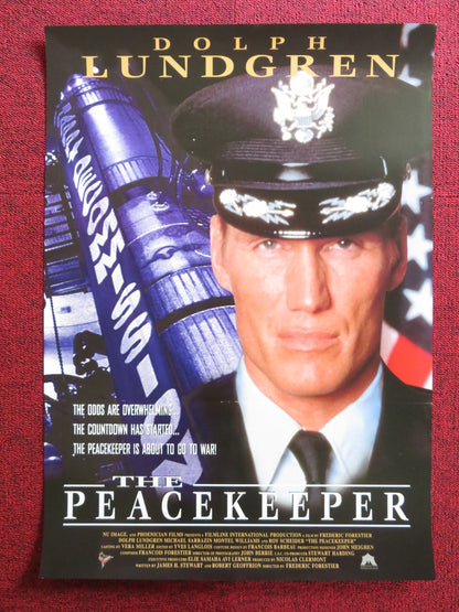 THE PEACEKEEPER VHS VIDEO POSTER DOLPH LUNDGREN MICHAEL SARRAZIN 1997