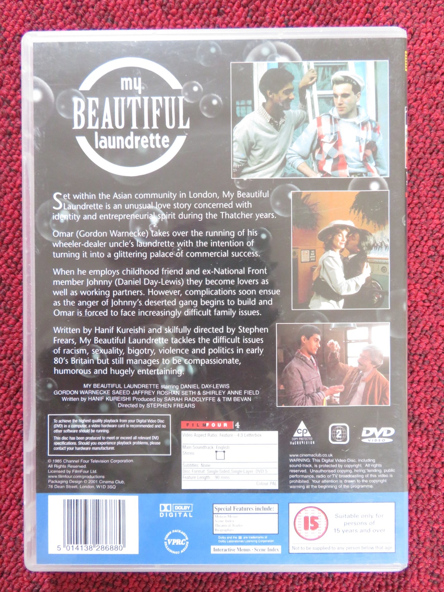 MY BEAUTIFUL LAUNDRETTE (DVD) DANIEL DAY-LEWIS GORDON WARNECKE 1933 REGION 2