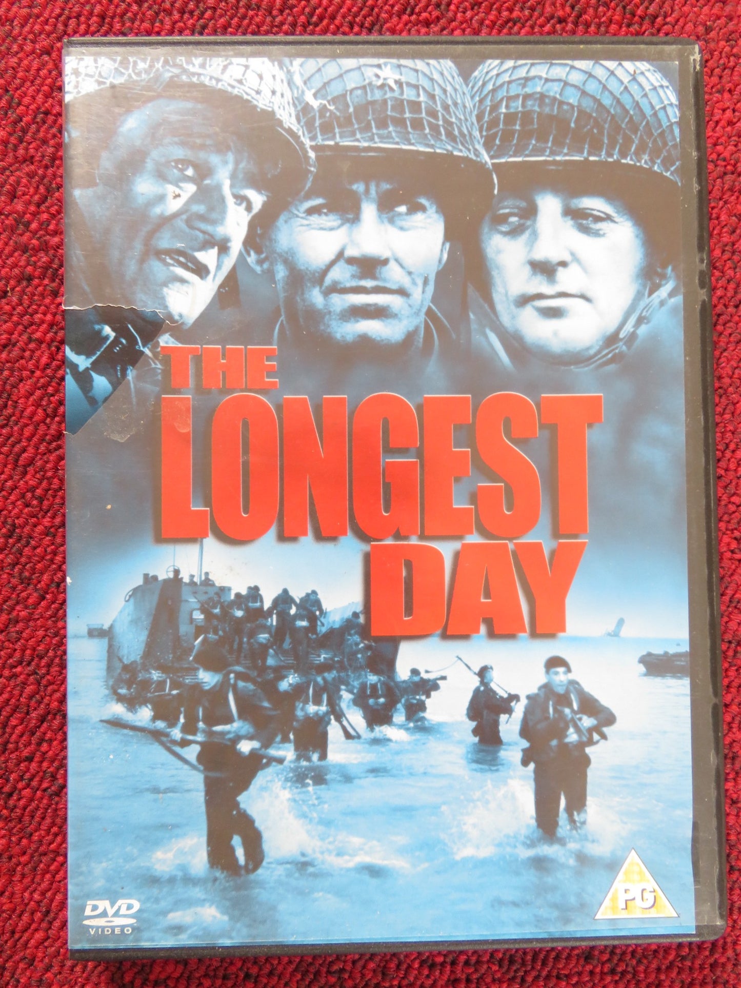 THE LONGEST DAY (DVD) EDDIE ALBERT KEN ANNAKIN 1962 REGION 2 WAR D-DAY